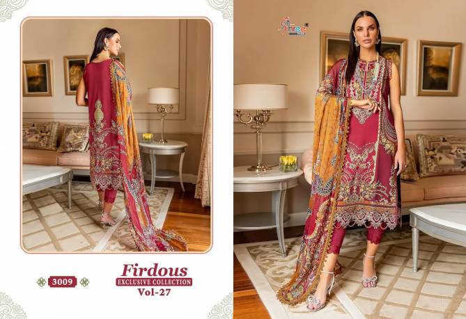 Firdous Exclusive Collection Vol 27 By Shree Pakistani Suits Catalog